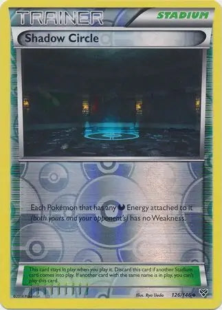 XY Shadow Circle #126/146 reverse holo